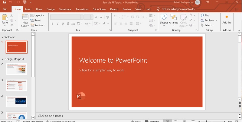 access powerpoint