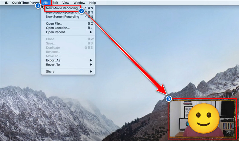 record yourself on mac using quicktime