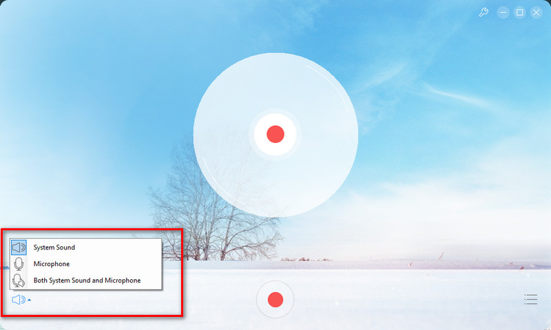 select your preferred audio source