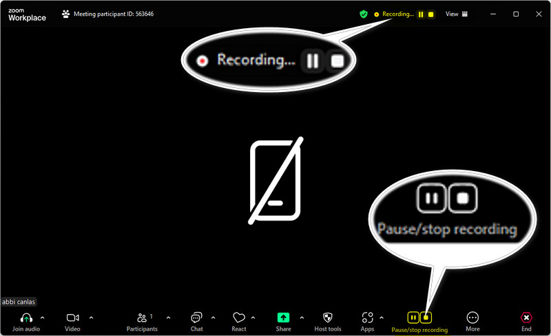 record the zoom meeting